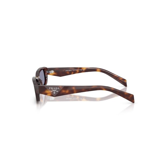 New PRADA Havana Rectangle SPRB06 15W-03N Sunglasses Women - Picture 3 of 6